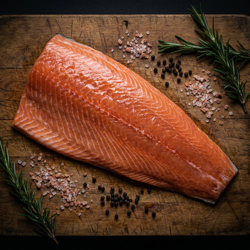 Sashimi Grade】Wild Alaskan King Salmon Fillets - Rich in Omega-3